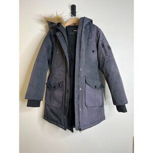 Girls Diesel Parka Coat Size 7/8 Warm Heavy Winter Coat
